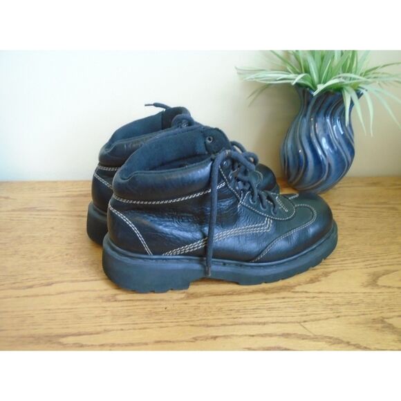 Vintage  Dr Martens Boots Mens US size 11 Womens US size 12 Made in England 9234 - Picture 4 of 12